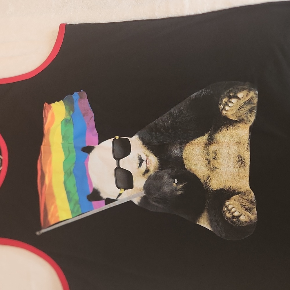 Well Worn Graphic Panda Tank Top